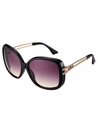 Hermes Studded Carriage Detail Black Frame Sunglasses 308092