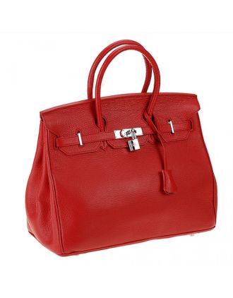 Hermes Medium Red Birkin Bag