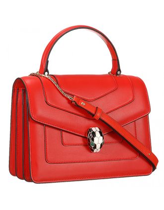 Bvlgari Serpenti Forever Bag Red