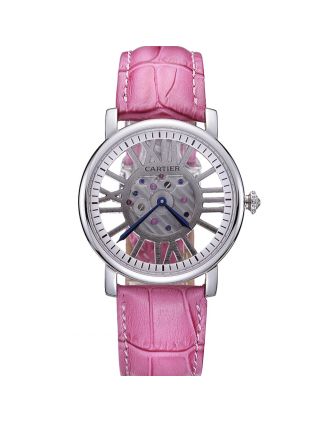 Cartier Rotonde Skeleton Flying Tourbillon Pink 621973