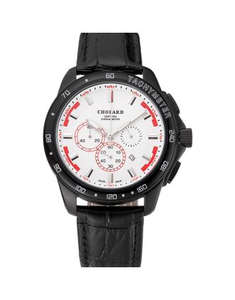 Chopard Mille Miglia GTS White Dial Black Leather Bracelet 1453999