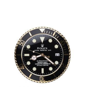 Rolex Submariner Wall Clock Black-Gold 622476