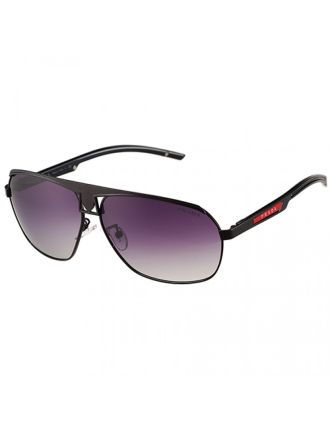 Prada Sporty Embellished Black Frame Linea Rossa Logo Sunglasses 308300
