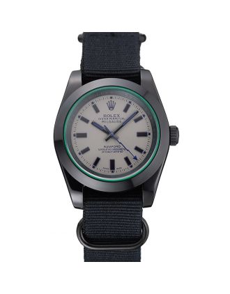 Rolex Milgauss Bamford Black Nylon Strap 622000