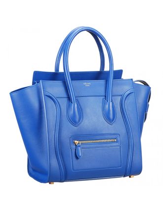 Celine Mini Luggage Blue