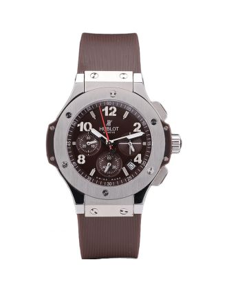 Hublot Big Bang Brown Strap White Dial Watch