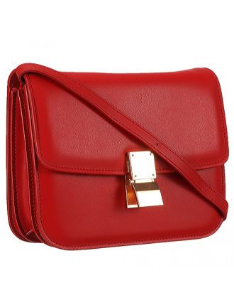 Celine Box Bag Red