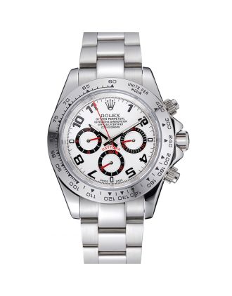 Rolex Cosmograph Daytona Stainless Steel White Dial White Bezel 1454242