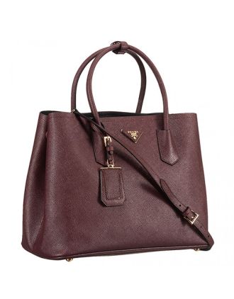 Prada Double Tote Cocoa 18926818