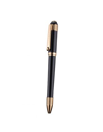 Bentley Gold Rimmed Black Ballpoint Pen 622790