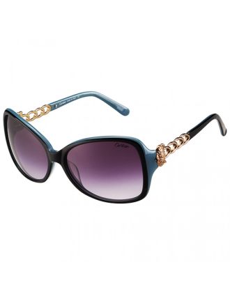 Cartier Panthere Decor Black And Blue Frame Sunglasses 308260