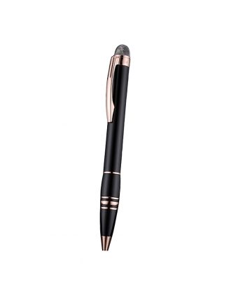 MontBlanc Starwalker Red Gold Rimmed Black Ballpoint Pen 622817