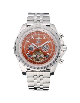 Breitling Bentley Mulliner Tourbillon Brown Dial Stainless Steel Case And Bracelet 622733
