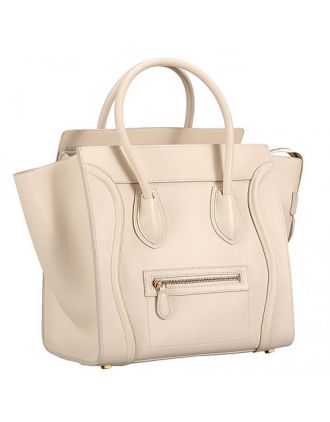 Celine Luggage Mini Beige Gold Hardware 18926734