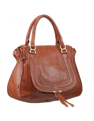 Chloe Marcie Medium Bag Dark Brown