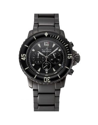 Blancpain Fifty Fathoms Flyback Chronograph Black Dial Black PVD Coated Case And Bracelet 1453770
