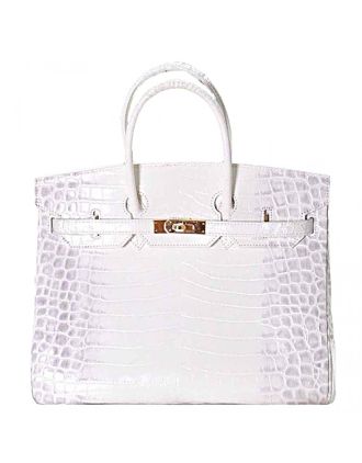 Hermes Birkin 35 Crocodile White 608064