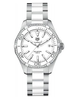 AAA Replica Tag Heuer Aquaracer Quartz 35mm Ladies Watch way131h.ba0914