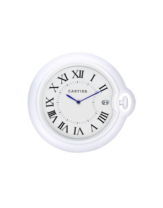 Cartier Bleu de Ballon Wall Clock White 622465