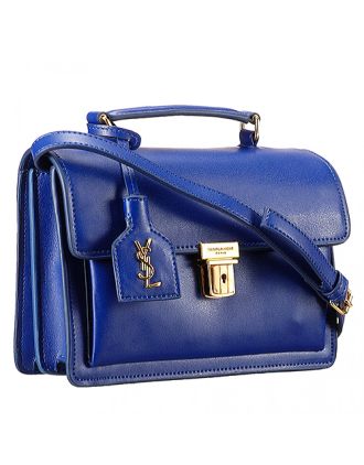 Saint Laurent High School Medium Bag Blue