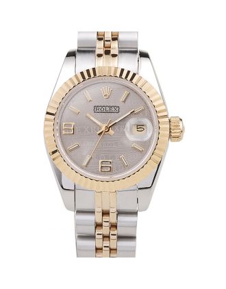 Rolex Datejust Two Tone Stainless Steel Yellow Gold Plated 98078