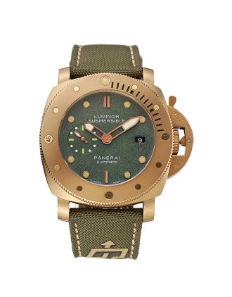 Panerai Luminor Submersible 1950 3 Days Green Dial Green Bracelet 1454014