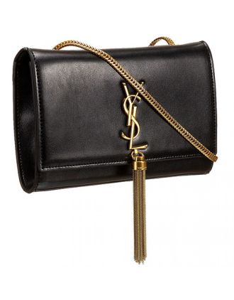Saint Laurent Medium Cassandre Tassel Black Bag 608308