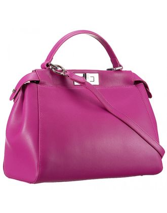 Fendi Peekaboo Medium Magenta Bag