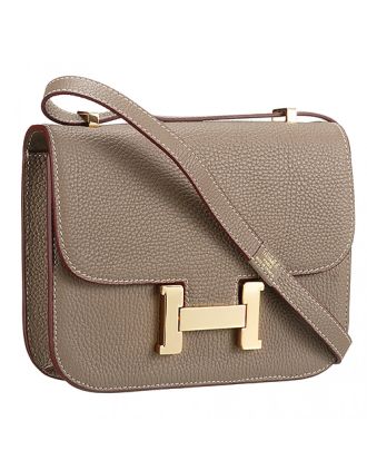 Hermes Constance Khaki with Golden Buckle