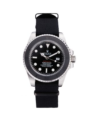 Rolex Submariner STEALTH MK IV Black Fabric Band rl424 621386