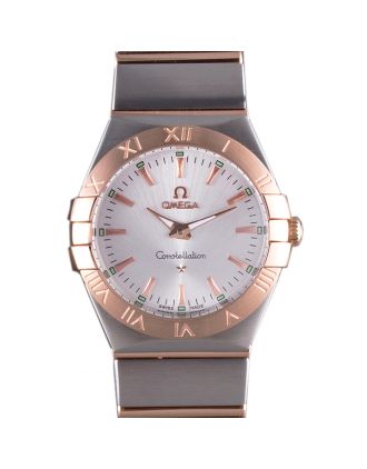 Omega Constellation Rose Gold Bezel Two Tone Band som101 621481