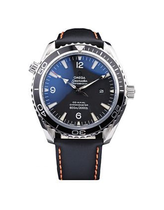 Omega Swiss Seamaster Planet Ocean Black Case Black Dial