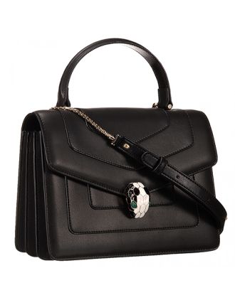 Bvlgari Serpenti Forever Bag Black