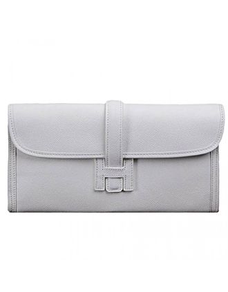 Hermes Jige Elan 29 White Clutch 608015