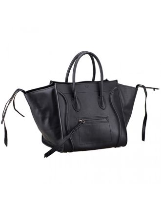Celine Luggage Phantom Tote Black
