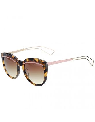 Dior Sideral 2 Havana Frame Metal Temples Sunglasses 308390